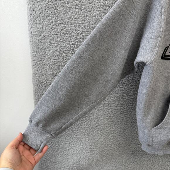 Ravenna Ravens Pullover Hoodie Gray L Large Jerzees Super Sweats Long Sleeve - Picture 5 of 10